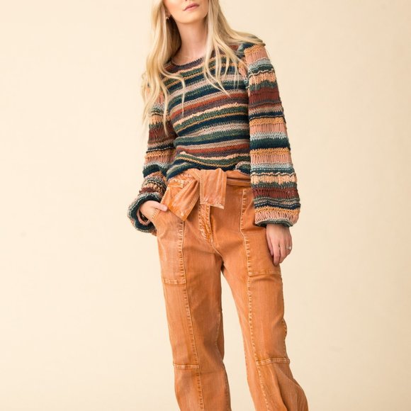Ulla Johnson Electra Stripe Sweater - Picture 1 of 7